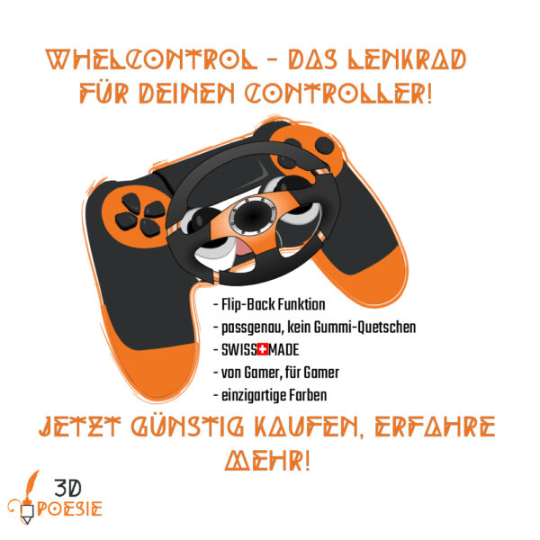 WhelControl - Das Lenkrad für Deinen Controller